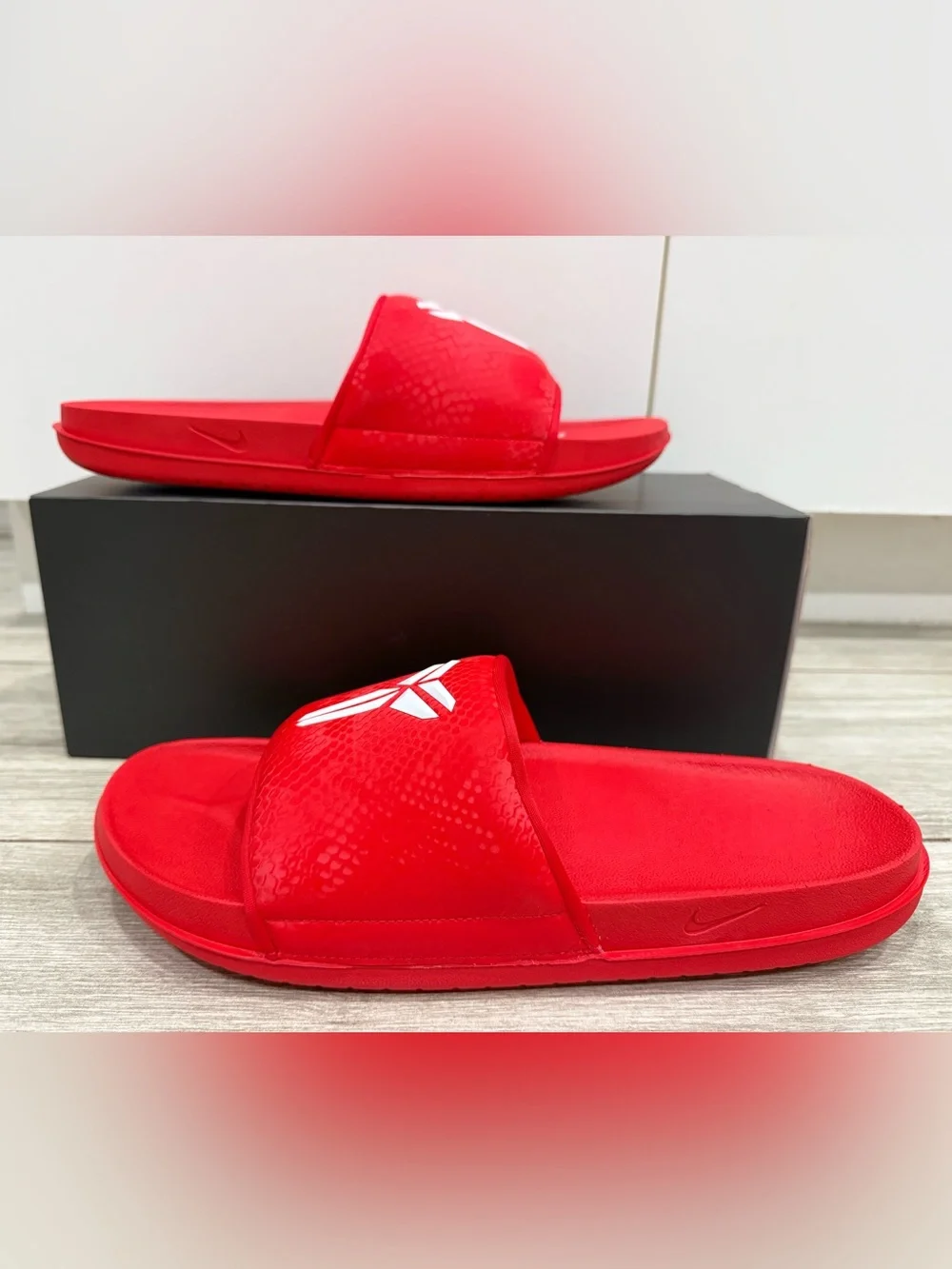 Men's Nike Kobe Bryant Offcourt Slide University Red IF2870-600 White Slides 13